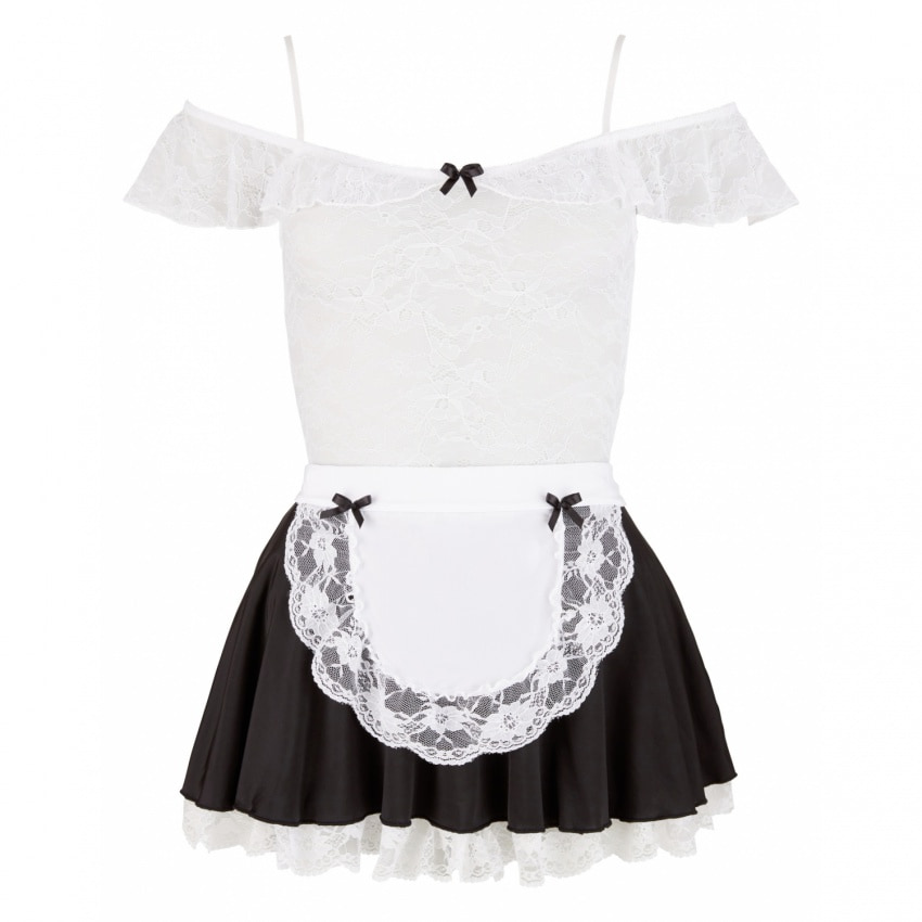 Costum Cottelli Collection Maids Dress Alb XL