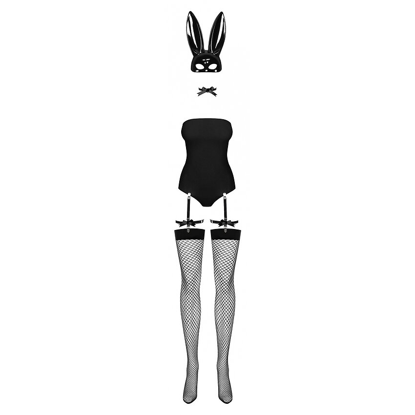 Costum Obsessive Bunny Love Negru S-M