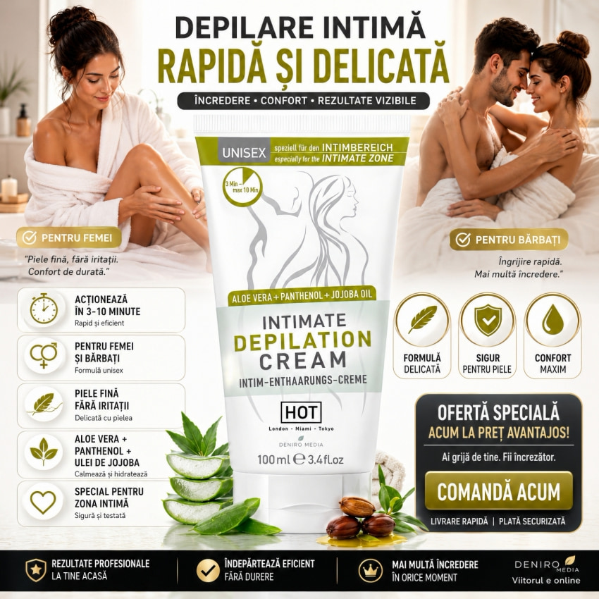 Cremă Depilatoare Pentru Zona Sexuală 100ml