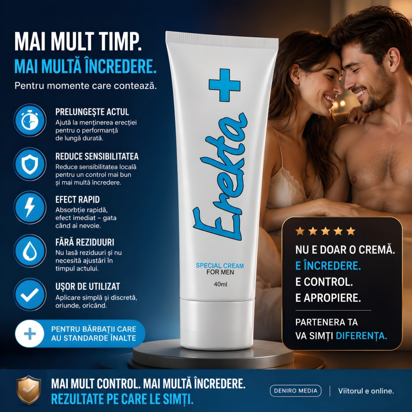 Cremă Ejaculare Precoce Erekta Plus 40ml