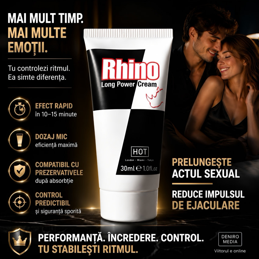 Cremă Ejaculare Prematură Rhino Long Power Cream 30ml