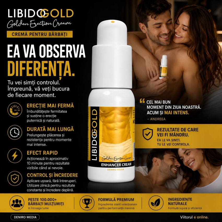 Cremă Erecție LibidoGold Golden Cream 50ml