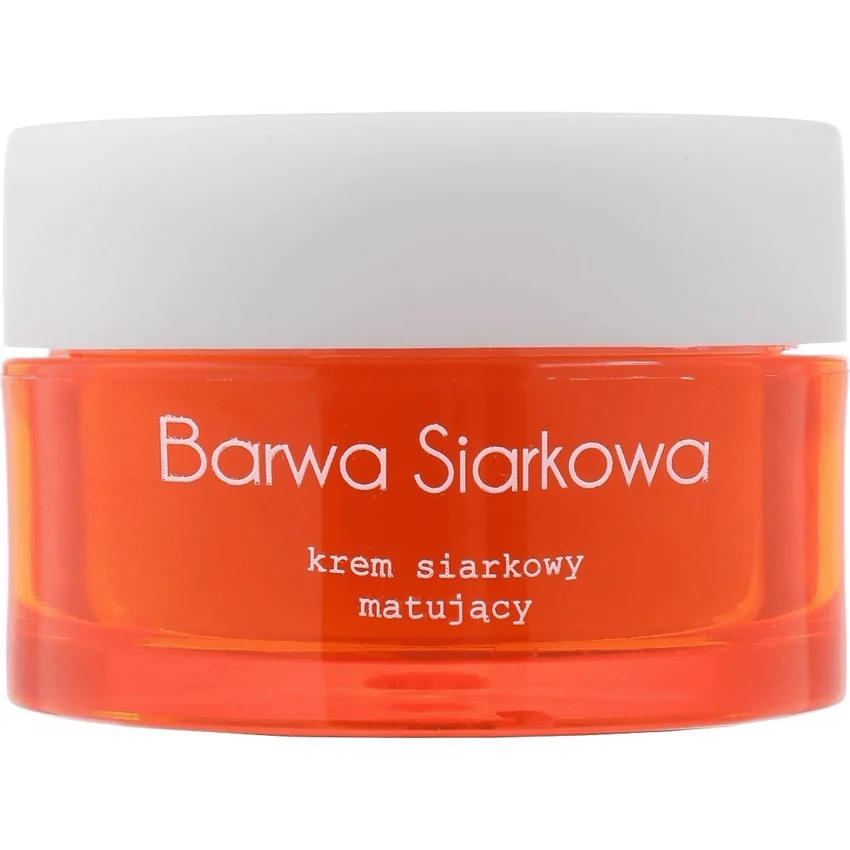 Cremă facială matifiantă și antibacteriană cu sulf Barwa 50ml