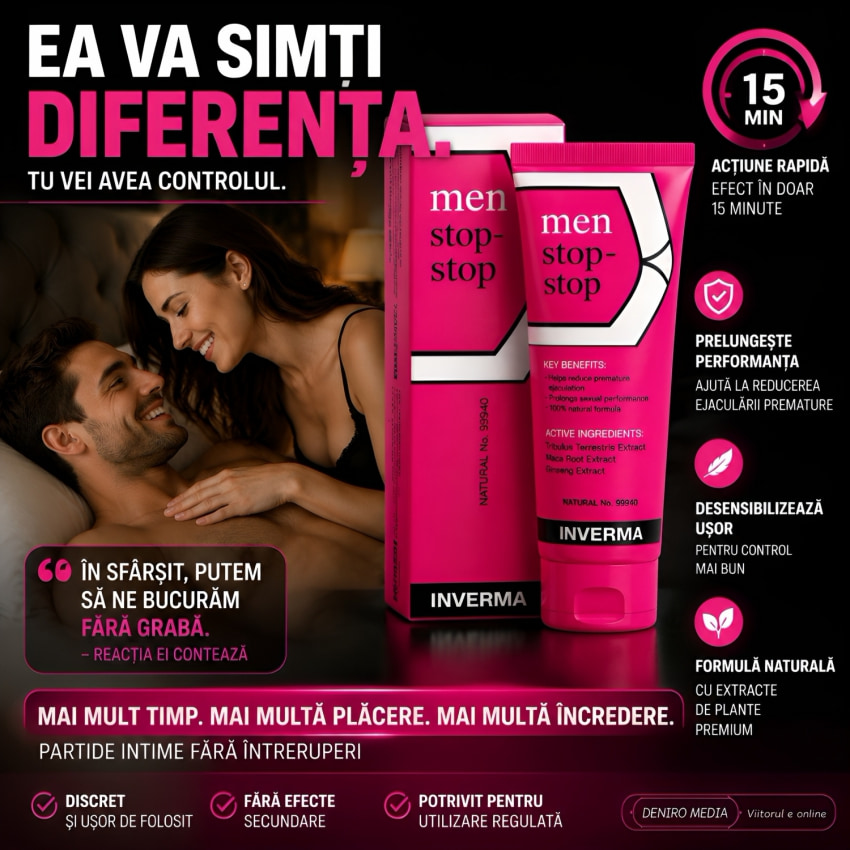 Cremă Întârziere Ejaculare Men Stop 18ml
