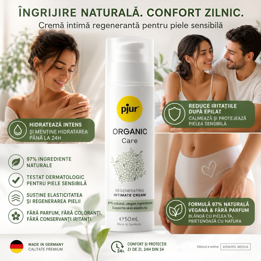 Cremă Sexuală Pjur Organic 50 ml