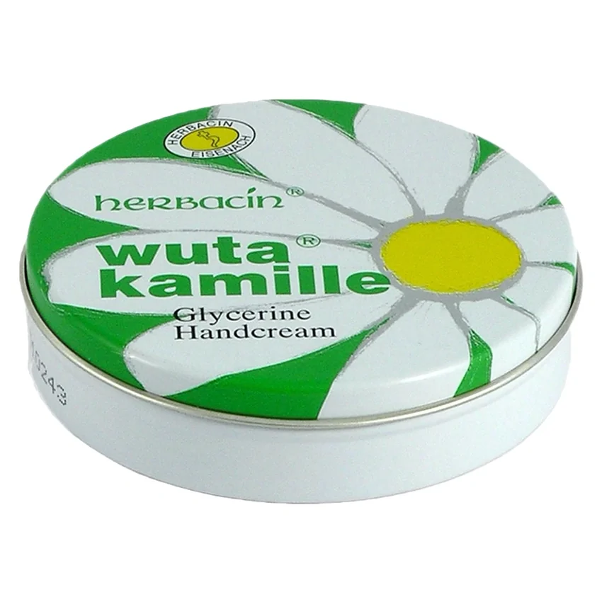 Cremă mâini cu mușețel (cutie aluminiu) Herbacin 20 ml
