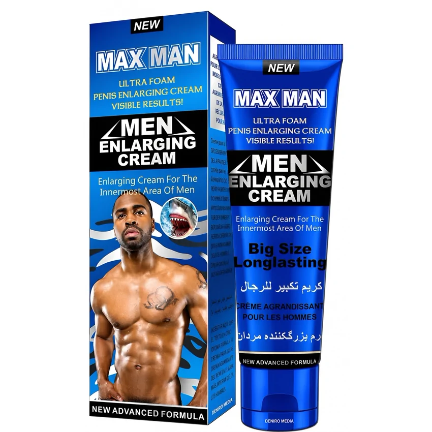 Cremă Mărire Penis Maxman Albastru 50ml