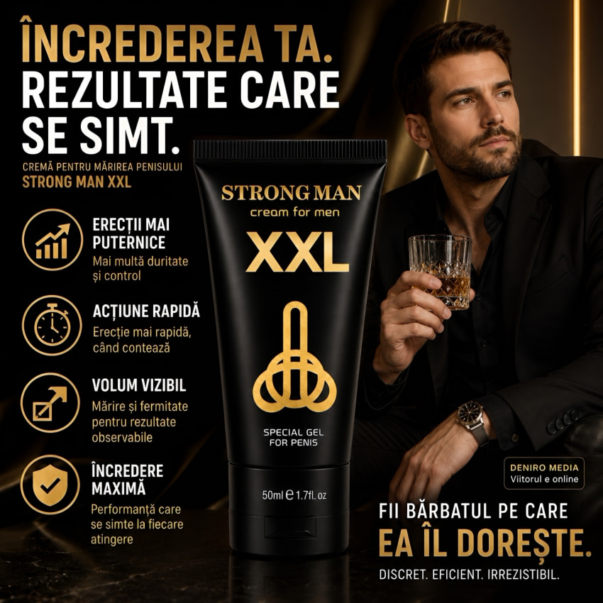 Cremă Pentru Creșterea Penisului Strong Man XXL 50 ml