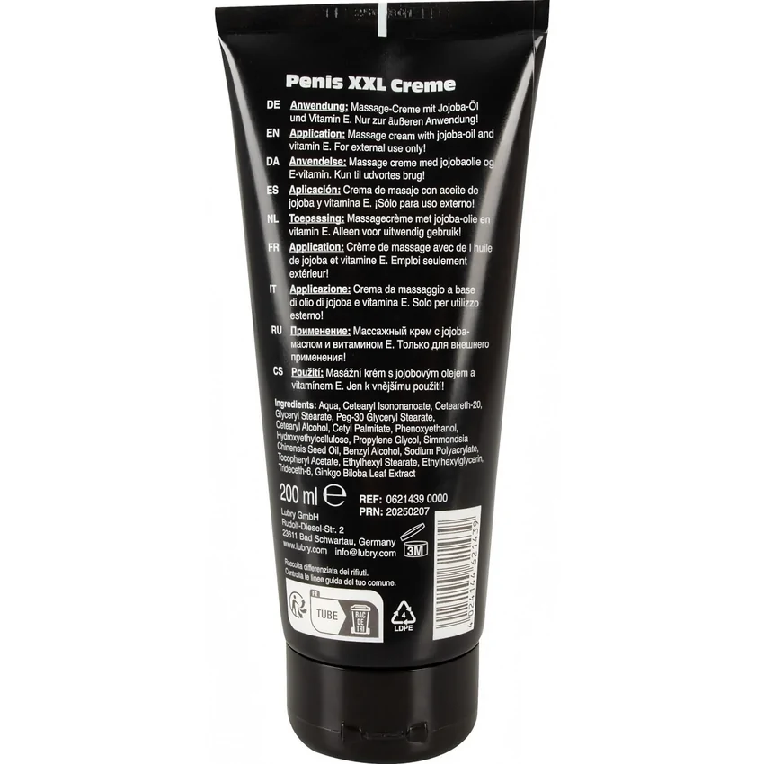 Cremă Pentru Mărirea Penisului Penis XXL 200ml
