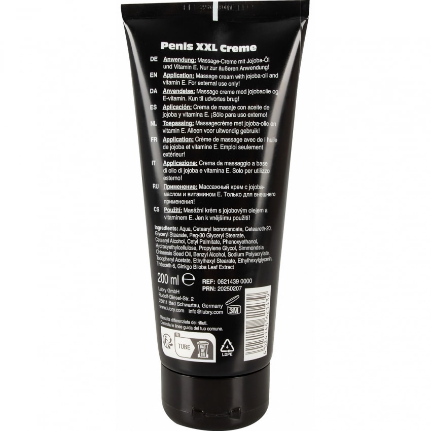 Cremă Pentru Mărirea Penisului Penis XXL 200ml