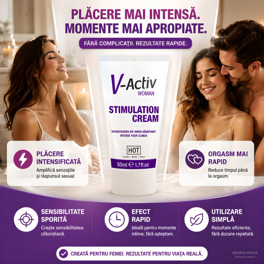 Cremă Activatoare V Activ for Women 50ml