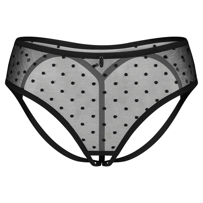 Crotchless Panties Obsessive Nuites Negru S-M
