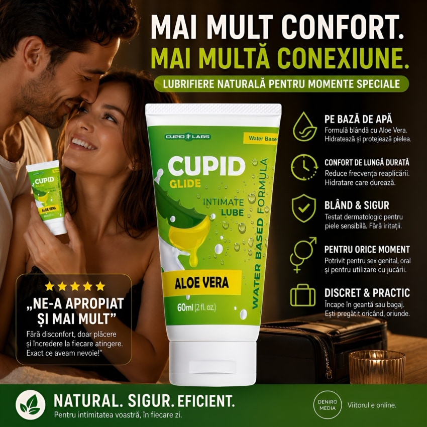 Cupid Glide Aloe Vera Lubricant 60ml