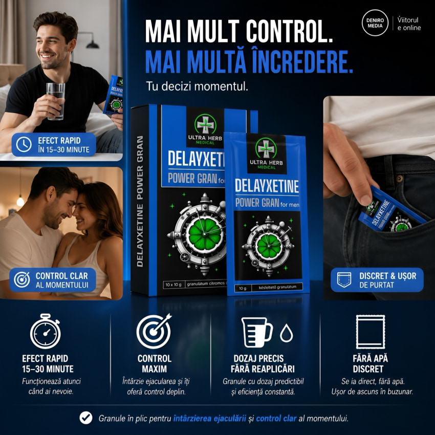 Delayxetine Power Gran - 7 Plicuri, Vigoare Și Erecție
