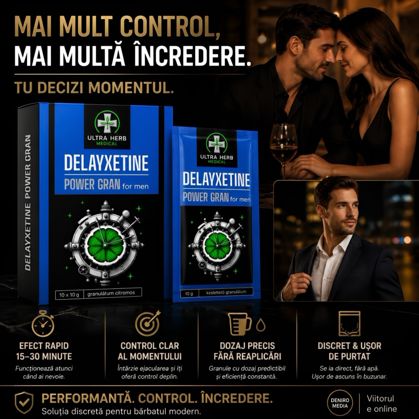 Delayxetine Power Gran - 7 Plicuri, Vigoare Și Erecție