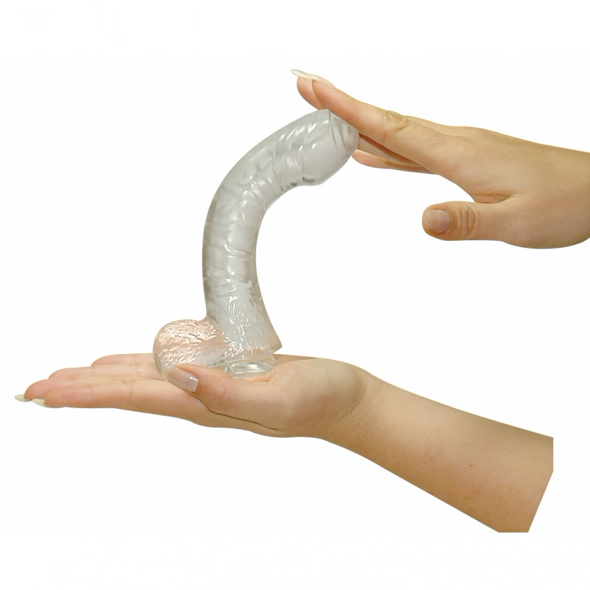 Dildo Lazy 17cm Transparent