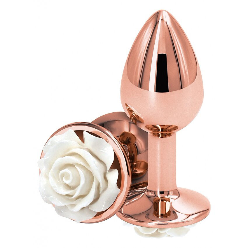 Dop Anal Rose Small Alb