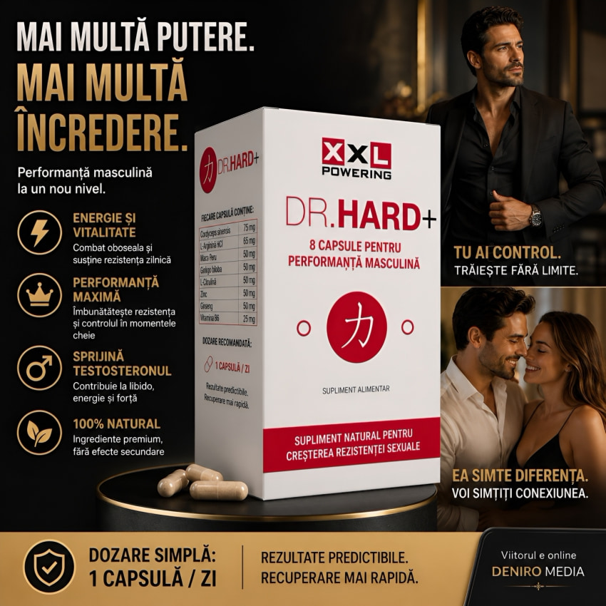 Dr. Hard+ Pills 8 Pilule 600 mg Pentru Rezistență În Pat