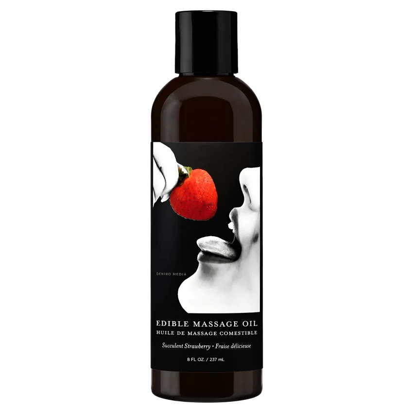 Edible Massage Oil-Strawberry 236ml
