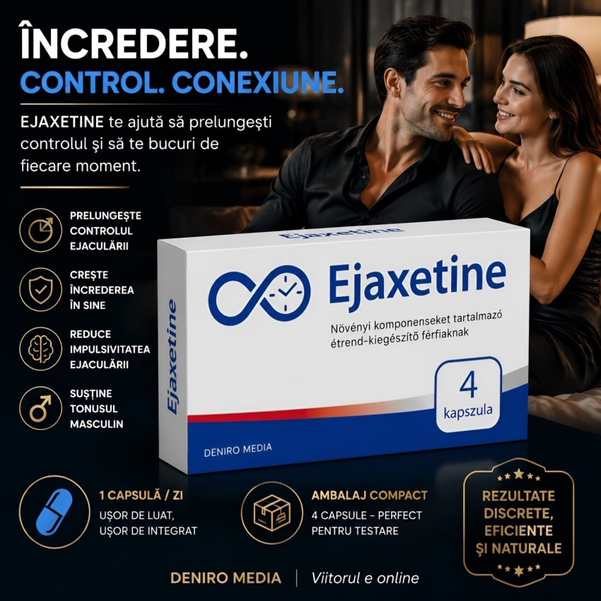 Ejaxetine Pills – 4 Capsule Pentru Întârzierea Ejaculării