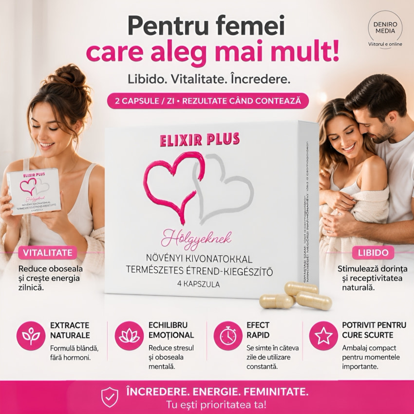 Elixir Plus Prietene 4 Pilule Boost Natural Pentru Libidou