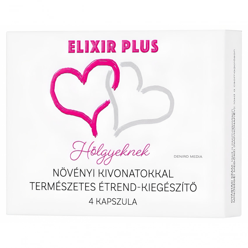 Elixir Plus Femei 4 Capsule Boost Natural Pentru Libidou