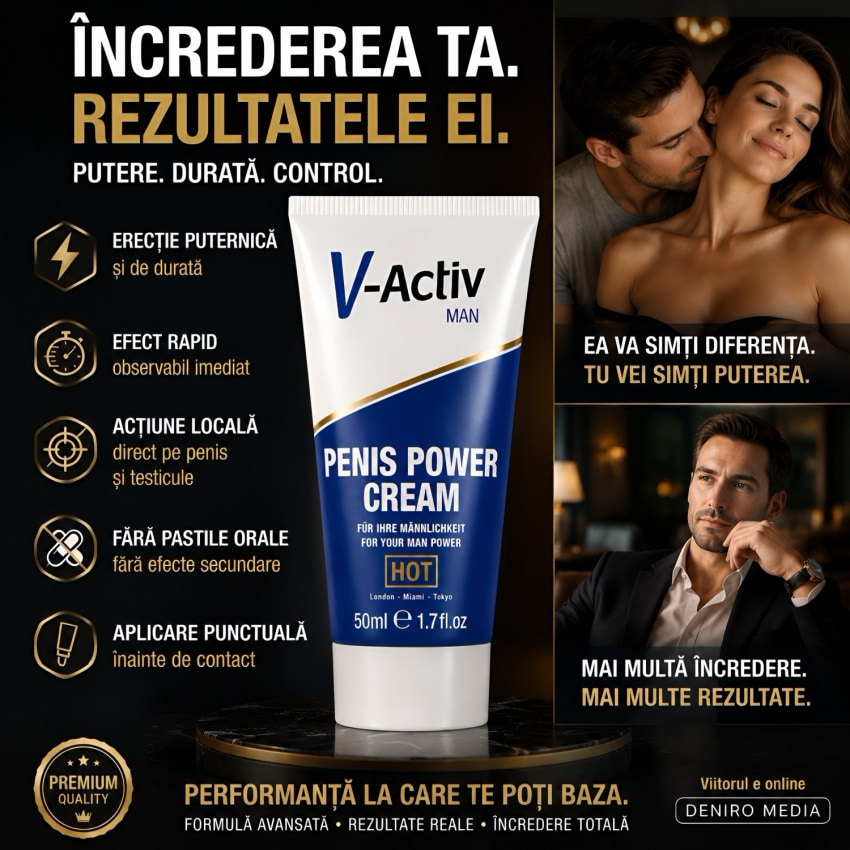 Erecție Prelungită Cremă V-Activ Falus Power 50ml