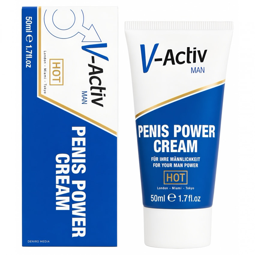 Erecție Prelungită Cremă V-Activ Penis Power 50ml