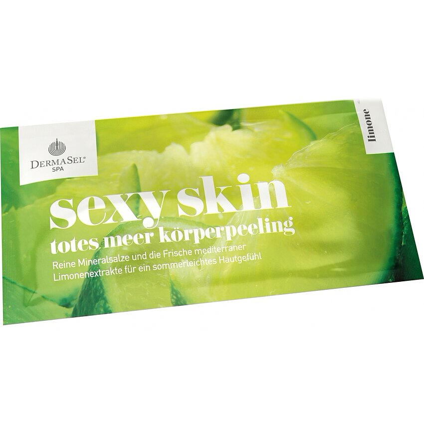 Exfoliant corp cu lămâiță, Dermasel, plic, 38 ml