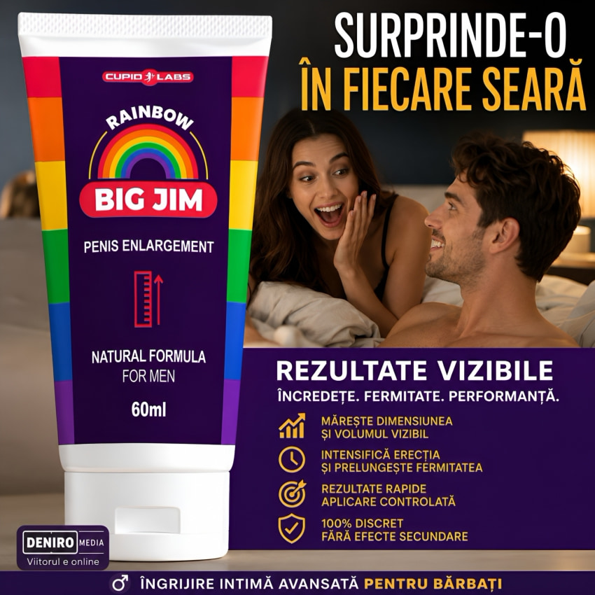 Gel De Mărire A Falusului Rainbow Big Jim 60ml