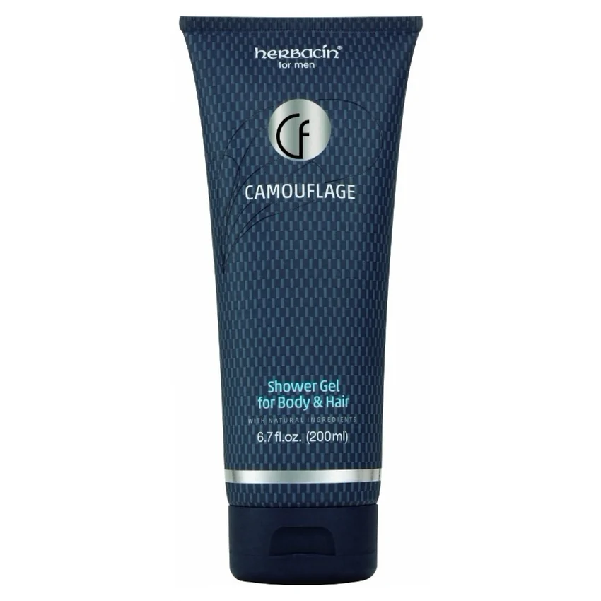 Gel Duș Și Șampon Camouflage 2 în 1 Bărbați Herbacin 200ml