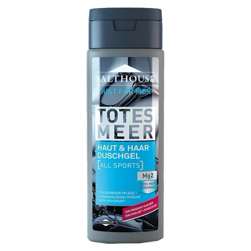 Gel duș și șampon după sport, Salthouse, 250 ml