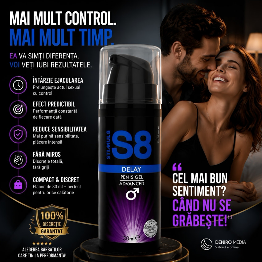 Gel Ejaculare Prea rapidă S8 Delay Mădular Gel 30ml