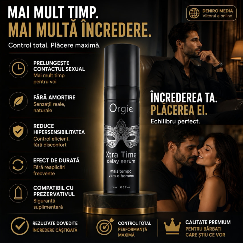Gel Ejaculare Neașteptată Xtra Time 15ml