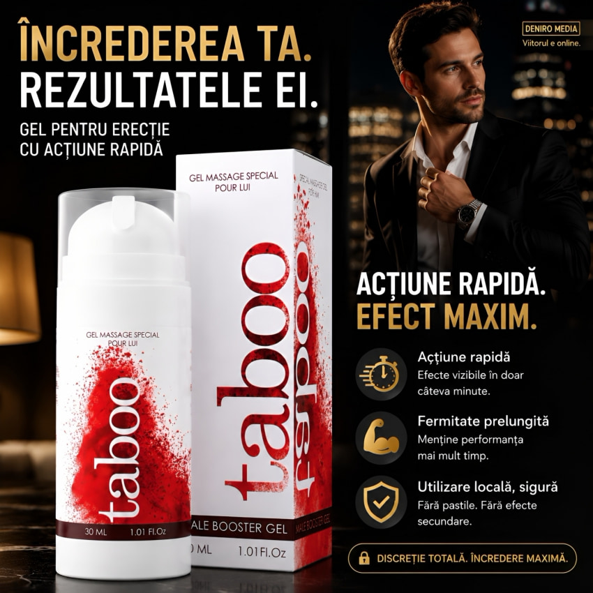 Gel Sculare Taboo Male Booster 30ml