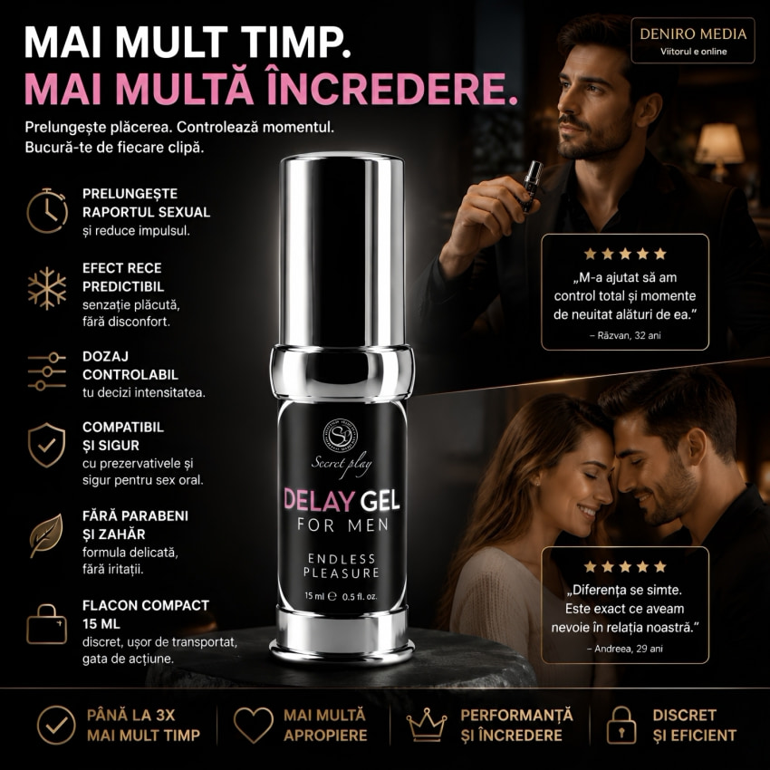 Gel Întârzierea Ejaculării Delay For Men 15ml
