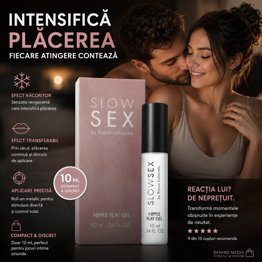 Gel Intensificator De Desfătare Pentru Mameloane 10ml