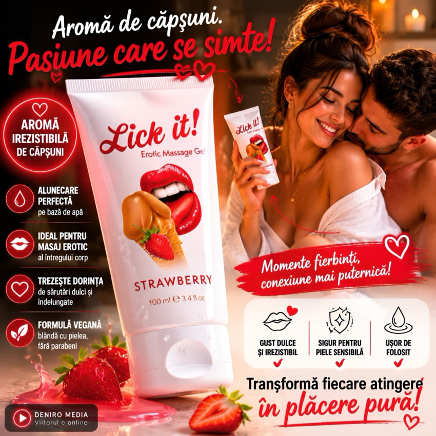 Gel Lick it! Strawberry 50 ml