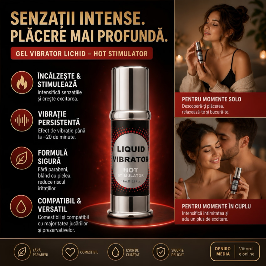 Gel Liquid Vibrator Hot 15ml