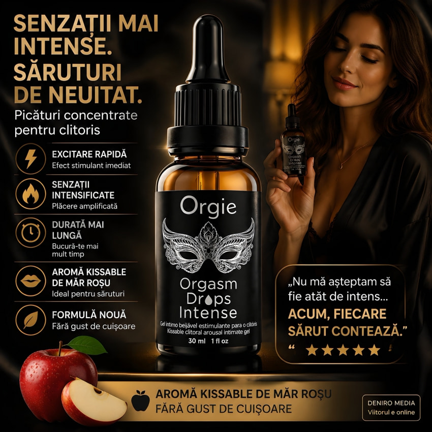 Gel Pentru Stârnire Clitoris Orgasm Drops Intense 30ml