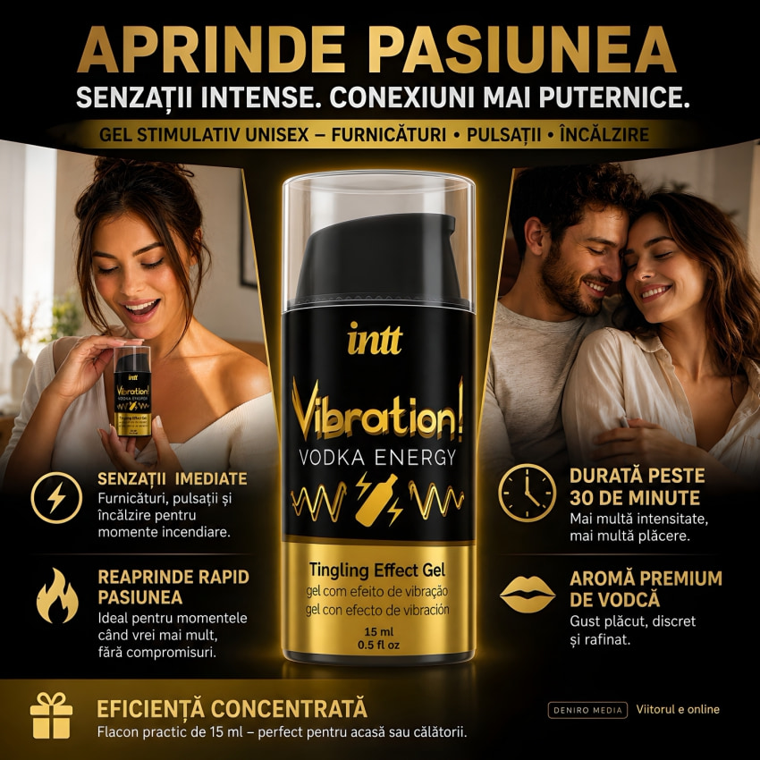 Gel Pulsator Al Plăcerii Cu Efect Intens 15 ml