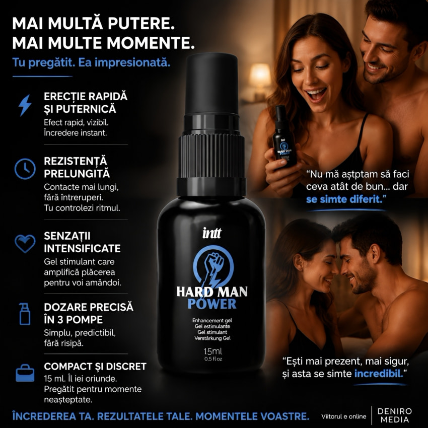 Gel Stârnire Erecție Hard ManPower 15ml