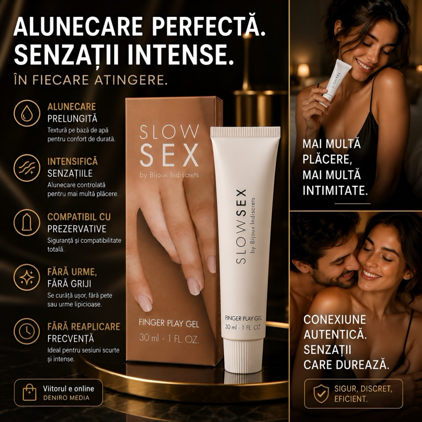 Gel Stârnire Pentru Joc Lent Cu Degetele 30ml