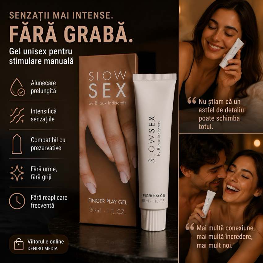 Gel Stimulare Pentru Joc Lent Cu Degetele 30ml