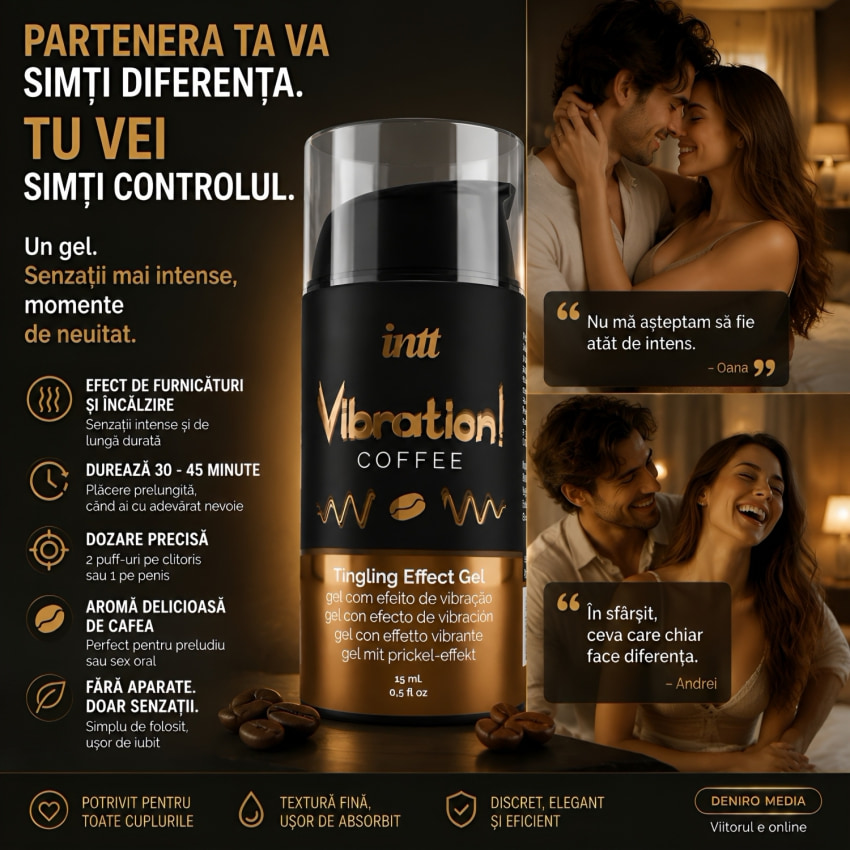 Gel Stârnire Vibration Coffee 15ml