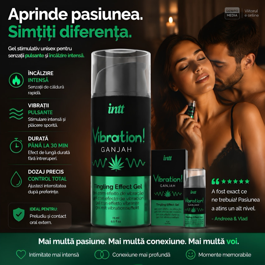 Gel Vibration Ganjah Airless Bottle 15ml