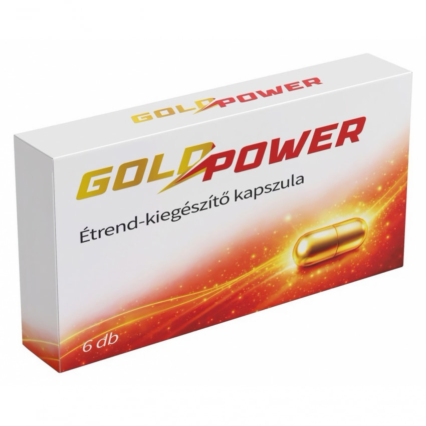Gold Power 6 Capsule Putere Erectilă Rapidă Pills