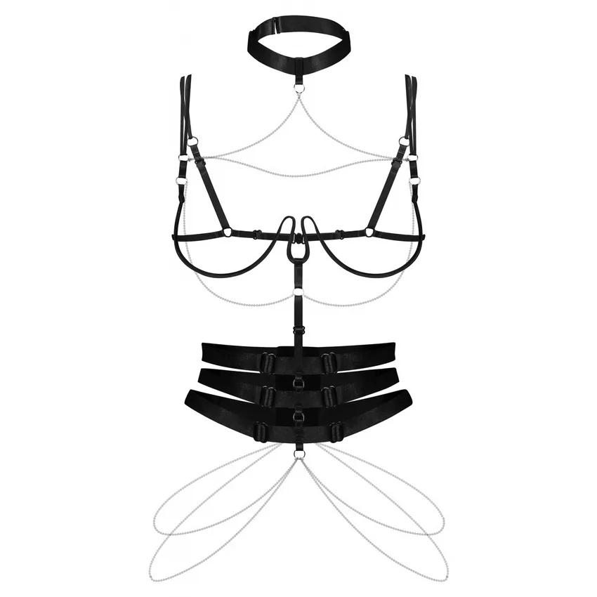 Harness Obsessive Premisis Negru S-L