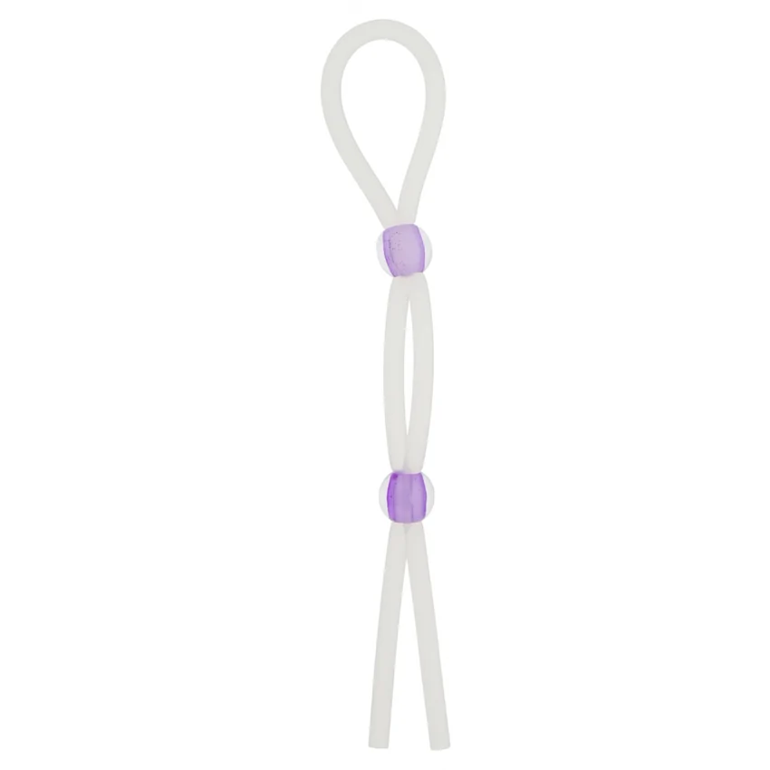 Inel Penis 2 Beads Silicon Transparent