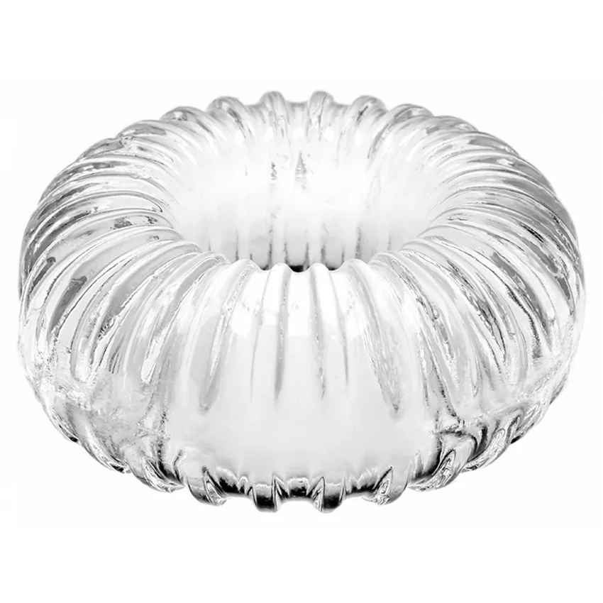 Inel Penis Ribbed Perfect Fit Transparent